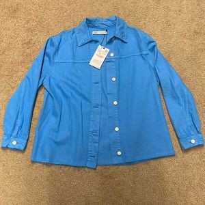 Zara women overshirt. XS. NWT!